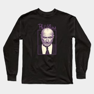 Phil Collins Genesis 1970s Long Sleeve T-Shirt